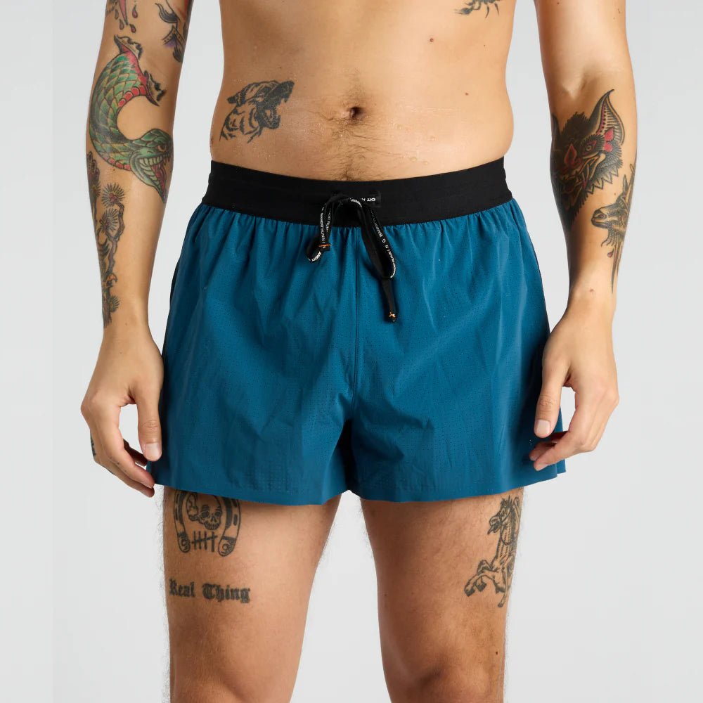 Bandit Vento™ Men's 3" Splitty Short - Teal - Interval Running