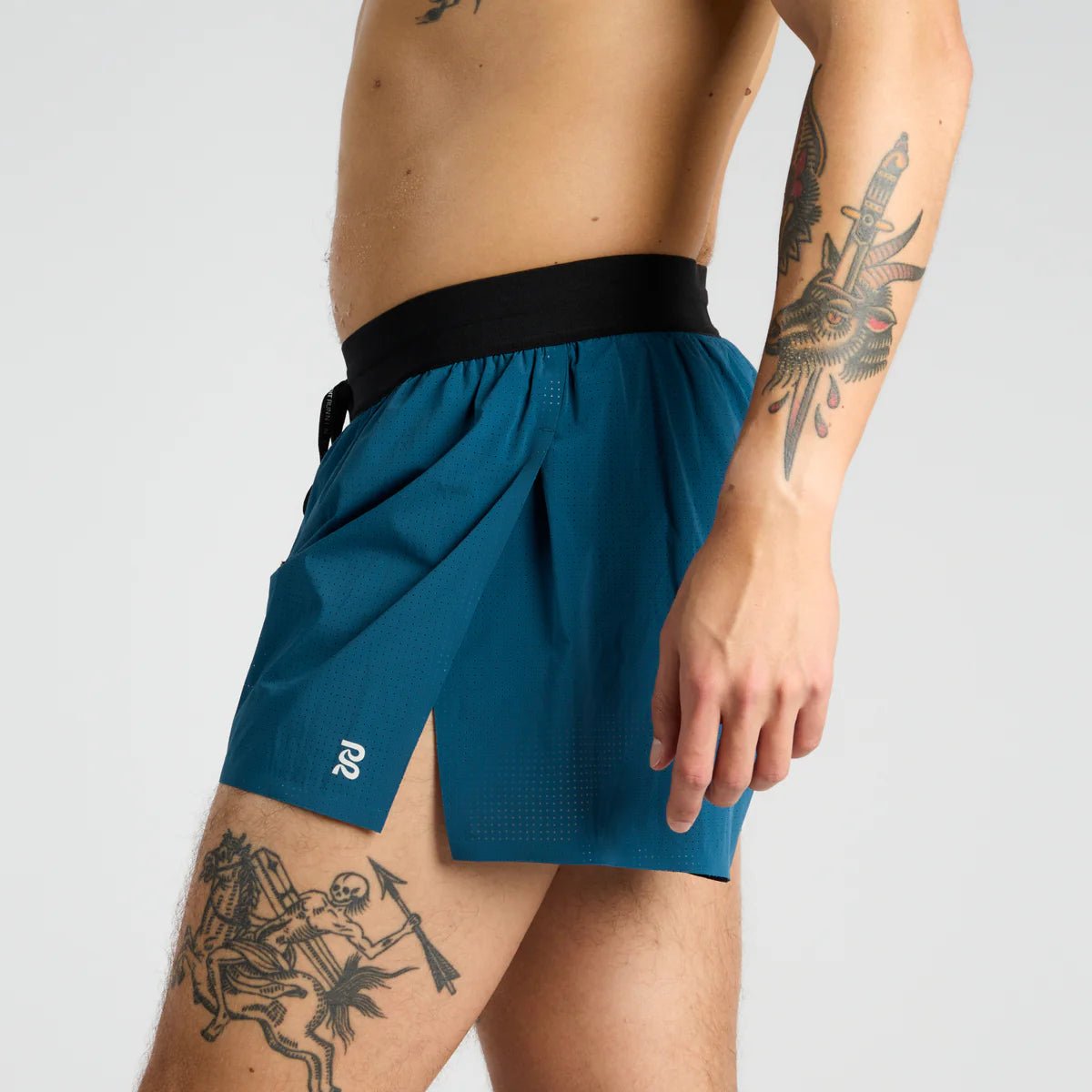 Bandit Vento™ Men's 3" Splitty Short - Teal - Interval Running