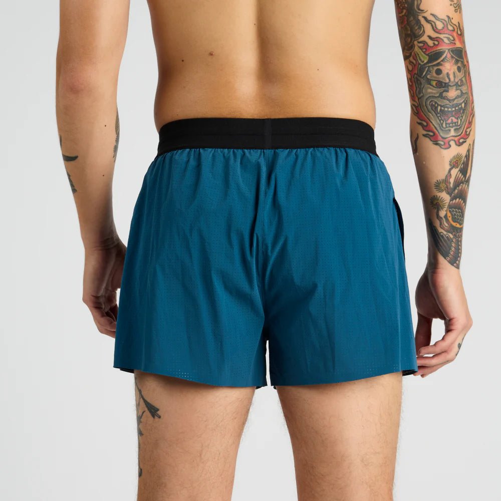 Bandit Vento™ Men's 3" Splitty Short - Teal - Interval Running