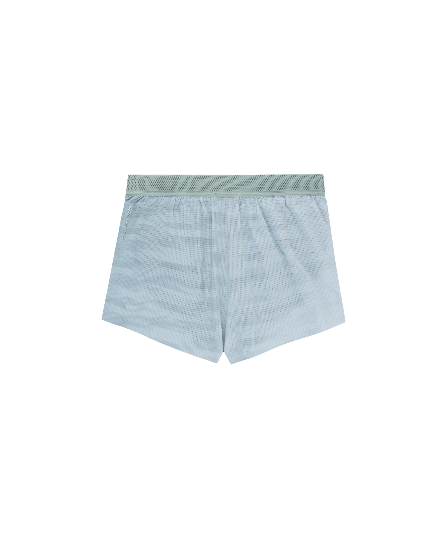 Bandit Women's CoolGrid™ 3" Split Shorts - Uneven Gradient - Lagoon / Mist - Interval Running
