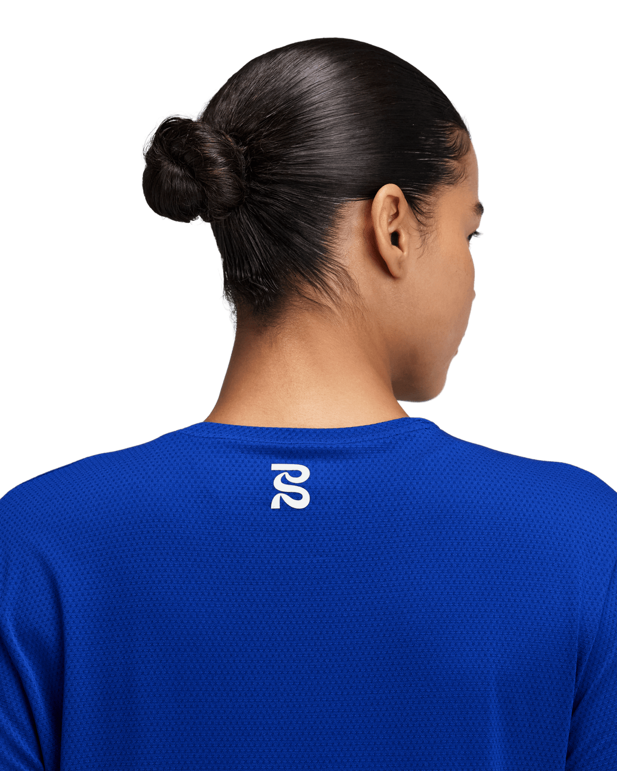 Bandit Women's Micromesh™ Cropped Run Tee – Bauhaus Blue - Interval Running