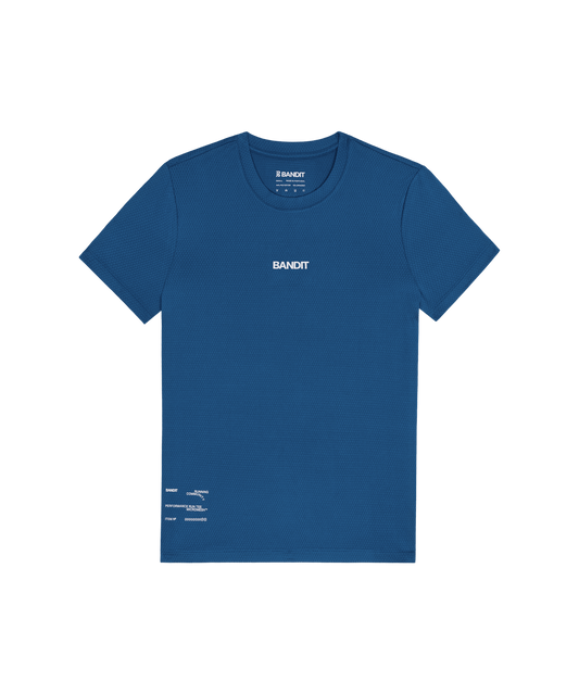Bandit Women's Micromesh™ Run Tee - Aegean - Interval Running