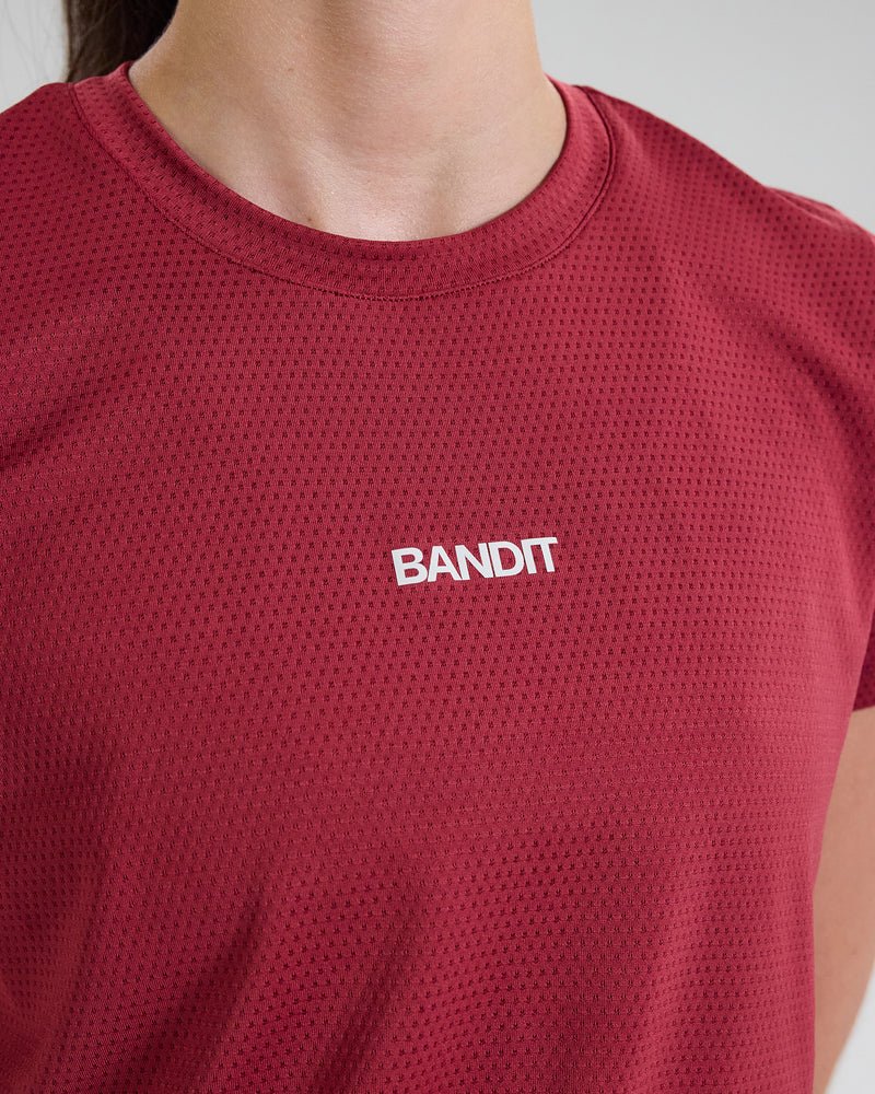 Bandit Women's Micromesh™ Run Tee - Berry - Interval Running