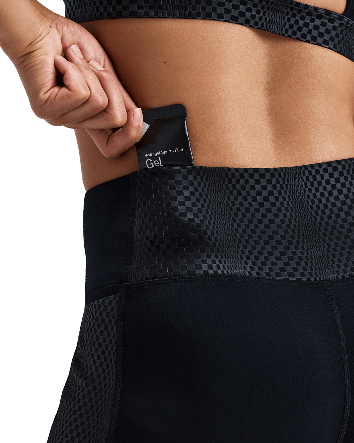 Bandit Women's Stamina-V™ Threshold 5" High Waist Compression Shorts – Black - Interval Running