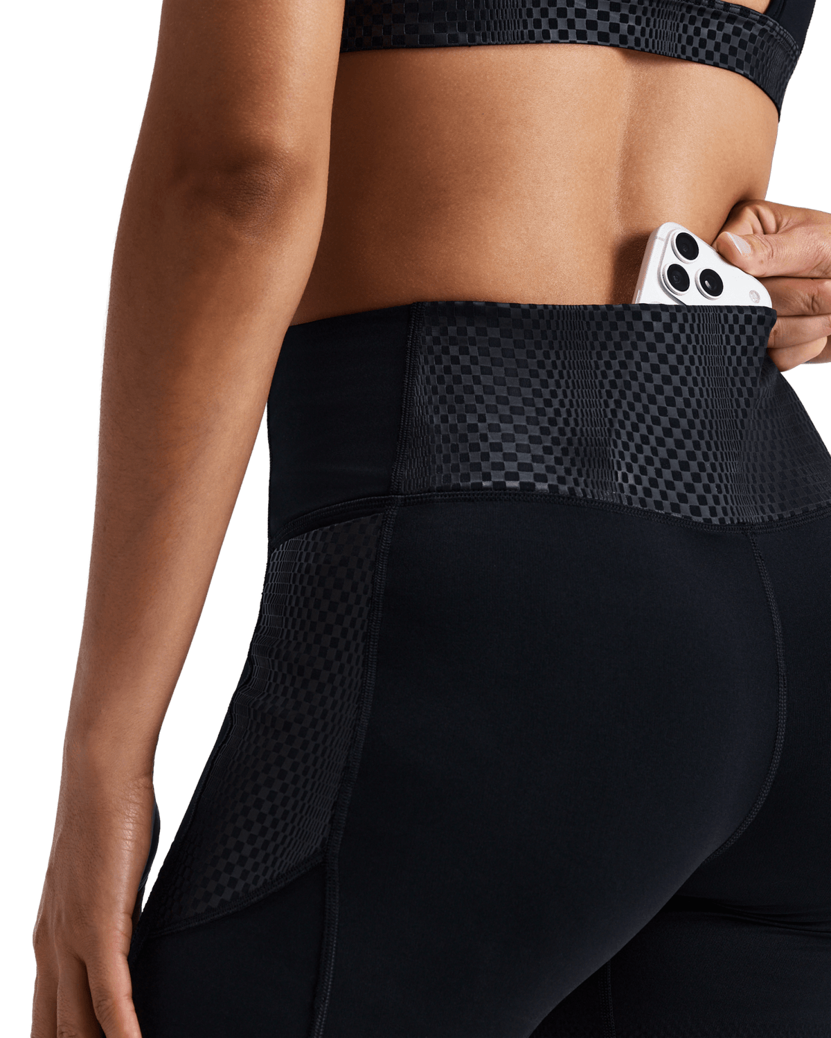 Bandit Women's Stamina-V™ Threshold 5" High Waist Compression Shorts – Black - Interval Running