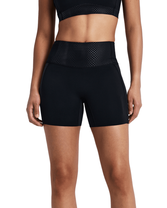 Bandit Women's Stamina-V™ Threshold 5" High Waist Compression Shorts – Black - Interval Running