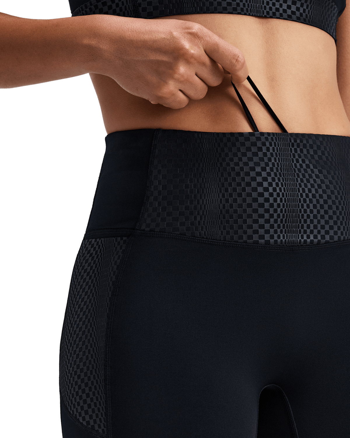 Bandit Women's Stamina-V™ Threshold 5" High Waist Compression Shorts – Black - Interval Running