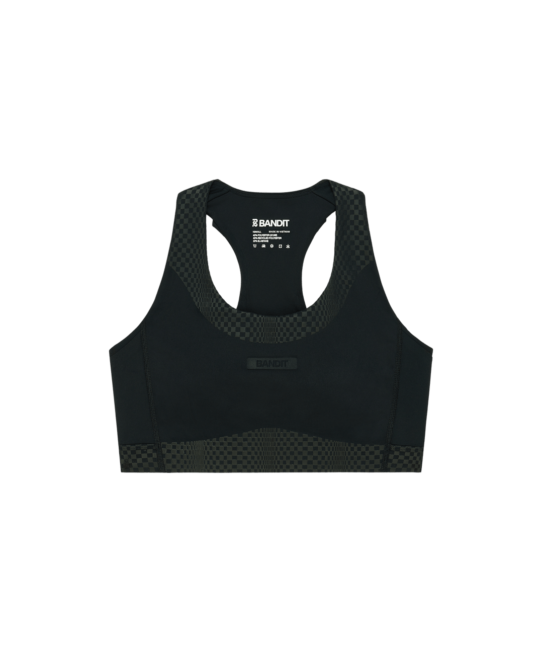 Bandit Women's Stamina-V™ Threshold Run Bra – Black - Interval Running