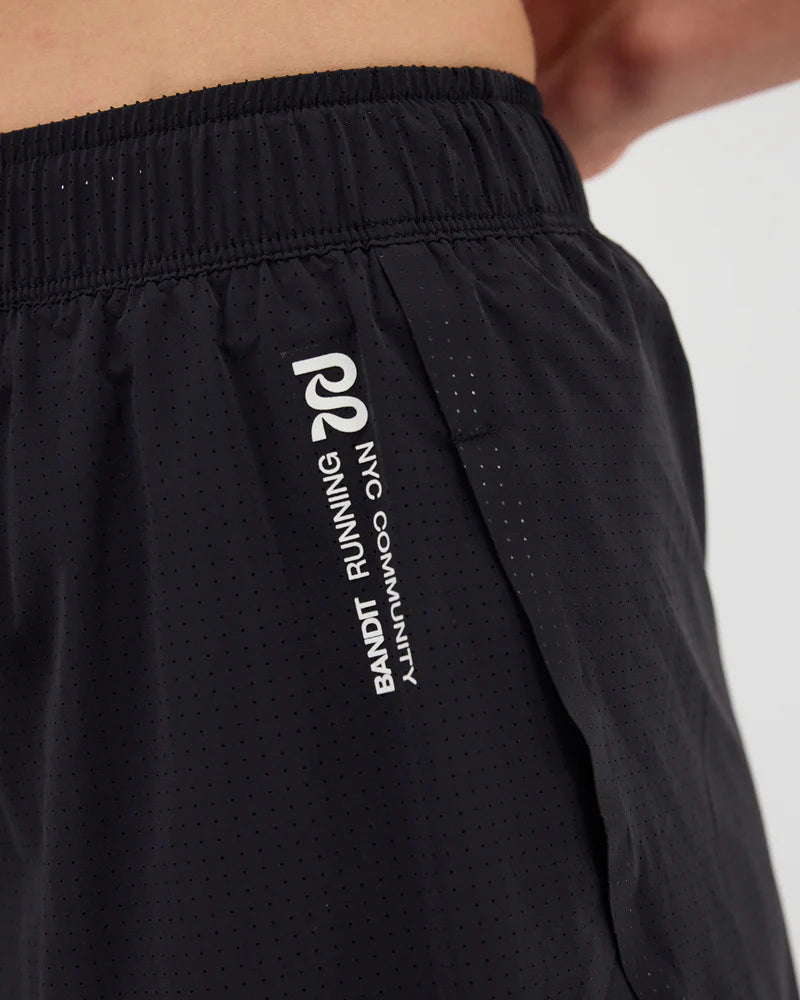Bandit Women's Vento™ Dua Short - Black - Interval Running