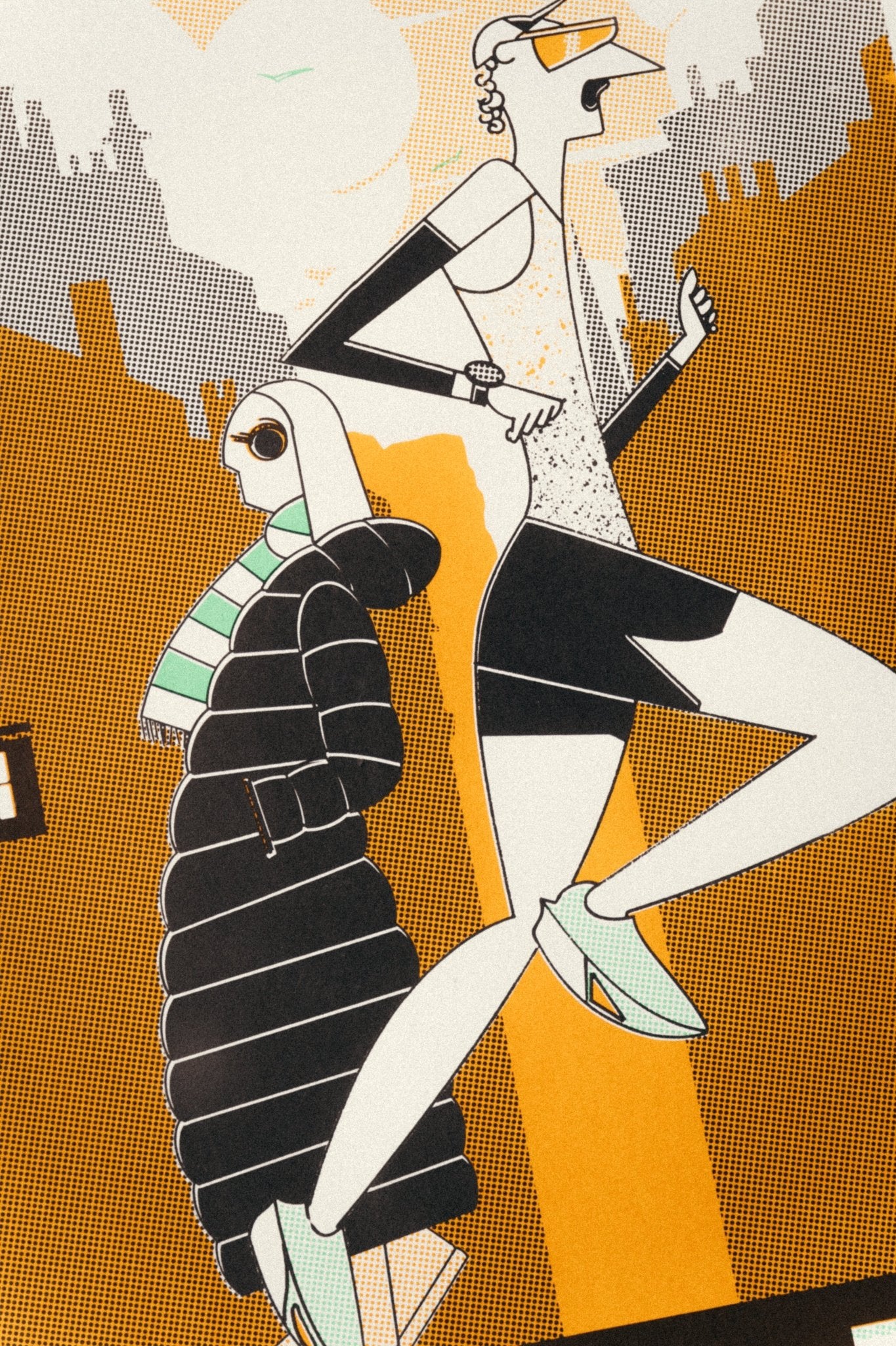 Bernie Reid x Interval - Limited Edition Easter Road Print - Interval Running