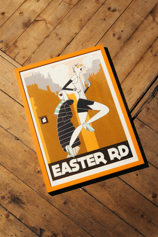Bernie Reid x Interval - Limited Edition Easter Road Print - Interval Running
