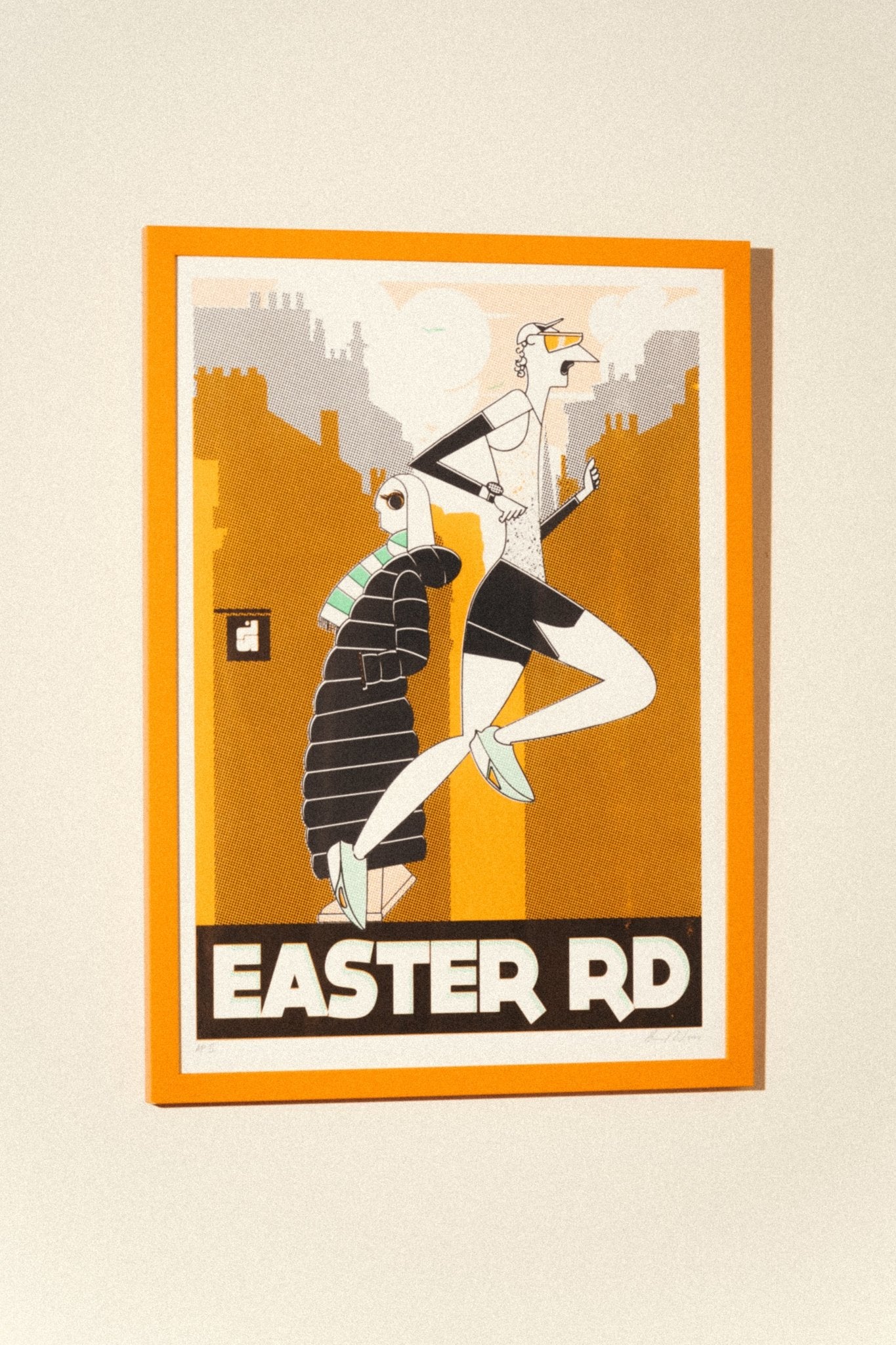 Bernie Reid x Interval - Limited Edition Easter Road Print - Interval Running