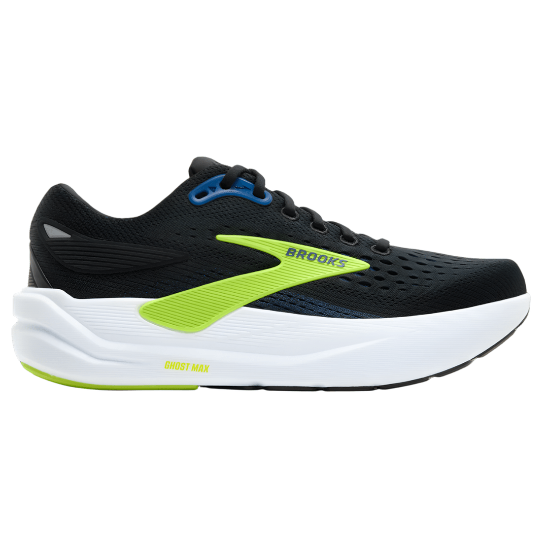 Brooks Ghost Max 3 | Black / Navy / Acid Lime - Interval Running
