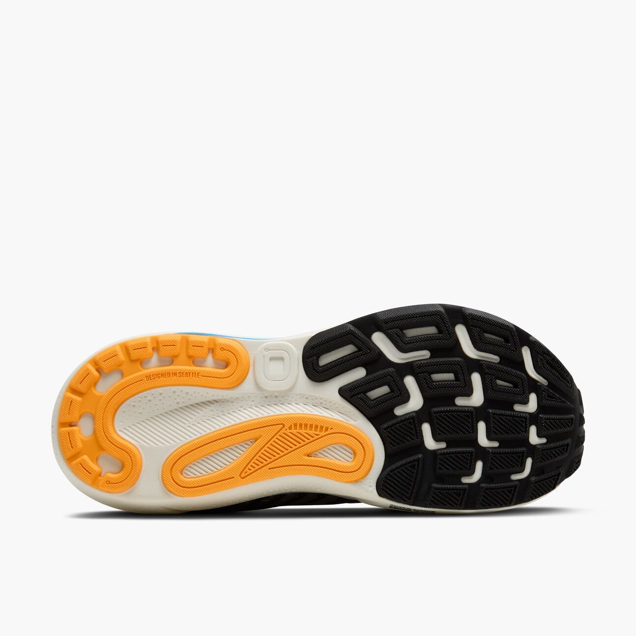 Brooks Men's Adrenaline GTS 24 – Black/Ebony/Cloissonne - Interval Running