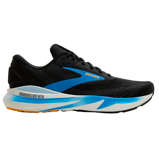 Brooks Men's Adrenaline GTS 24 – Black/Ebony/Cloissonne - Interval Running