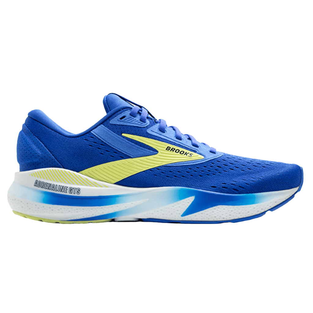 Brooks Men's Adrenaline GTS 24 – Cobalt/Neo Yellow/Peacoat - Interval Running