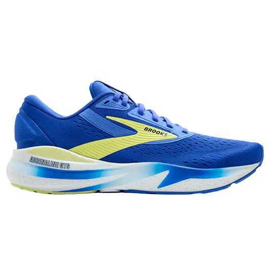 Brooks Men's Adrenaline GTS 24 – Cobalt/Neo Yellow/Peacoat - Interval Running