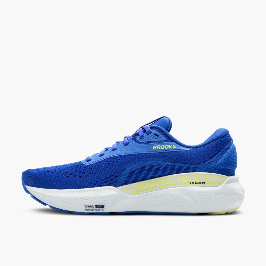 Brooks Men's Adrenaline GTS 24 – Cobalt/Neo Yellow/Peacoat - Interval Running