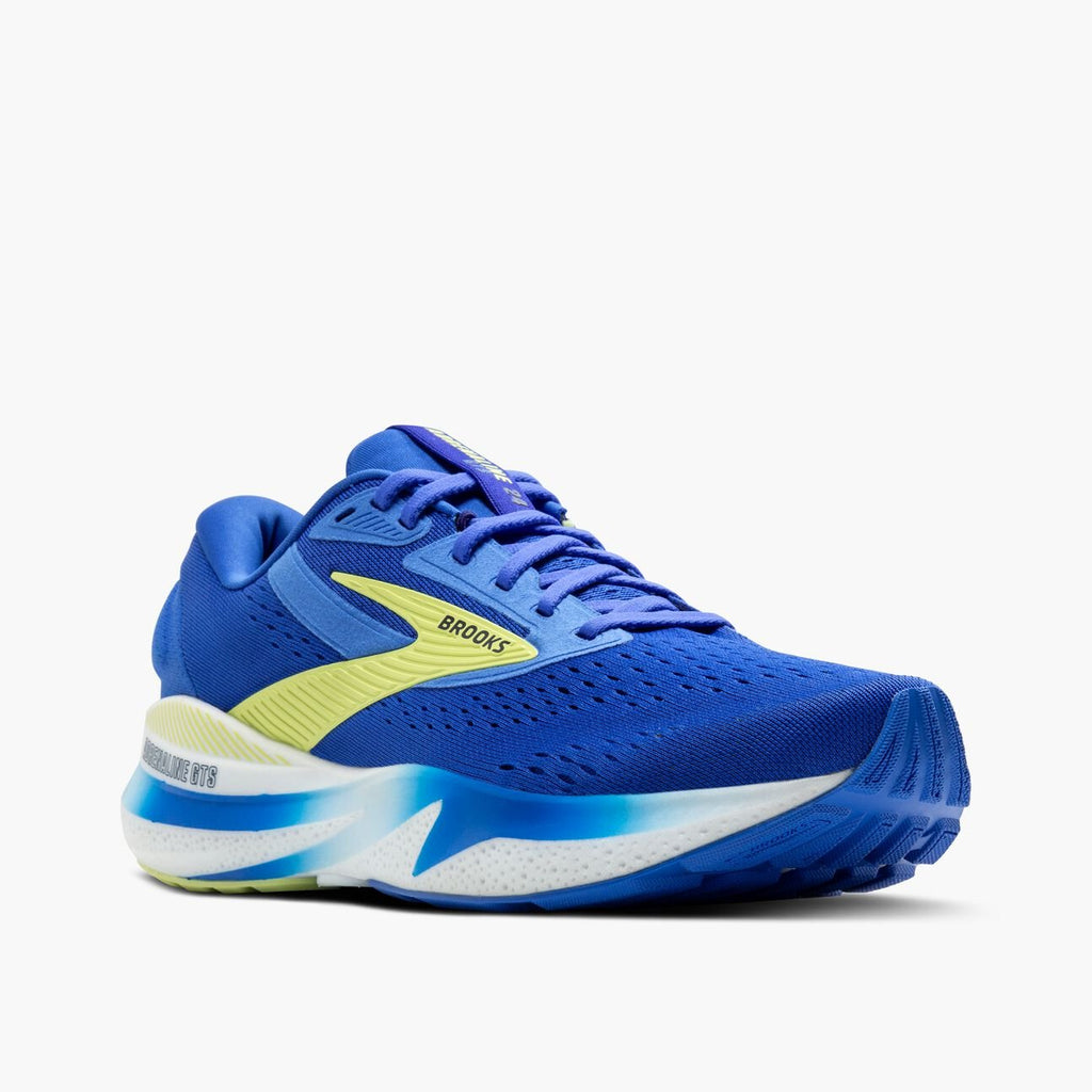 Brooks Men's Adrenaline GTS 24 – Cobalt/Neo Yellow/Peacoat - Interval Running