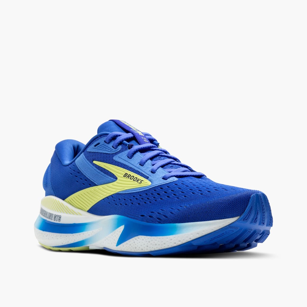 Brooks Men's Adrenaline GTS 24 – Cobalt/Neo Yellow/Peacoat - Interval Running