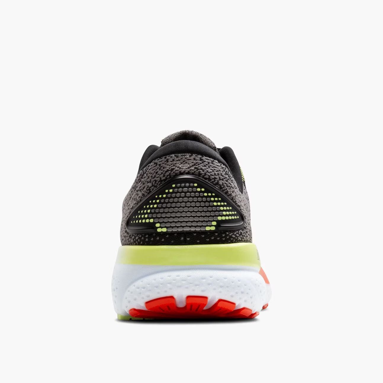 Brooks Men's Ghost 16 – Black / Mandarin Red / Green - Interval Running
