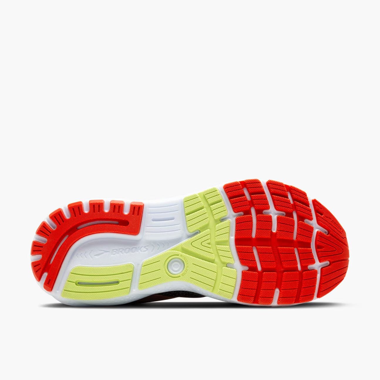 Brooks Men's Ghost 16 – Black / Mandarin Red / Green - Interval Running