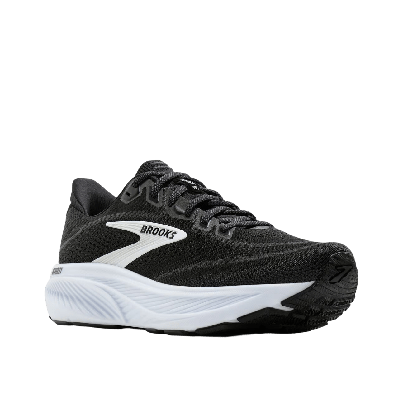 Brooks Men's Ghost 18 – Black/Grey/White - Interval Running