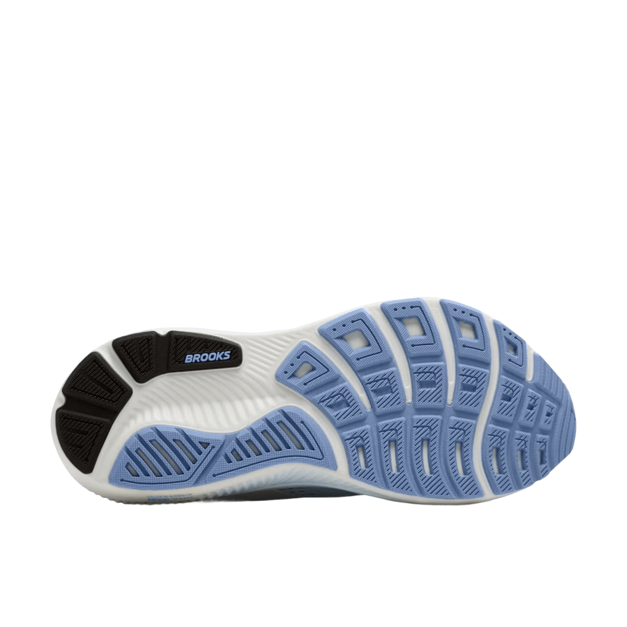 Brooks Men's Ghost 18 – White / Black / Open Air - Interval Running