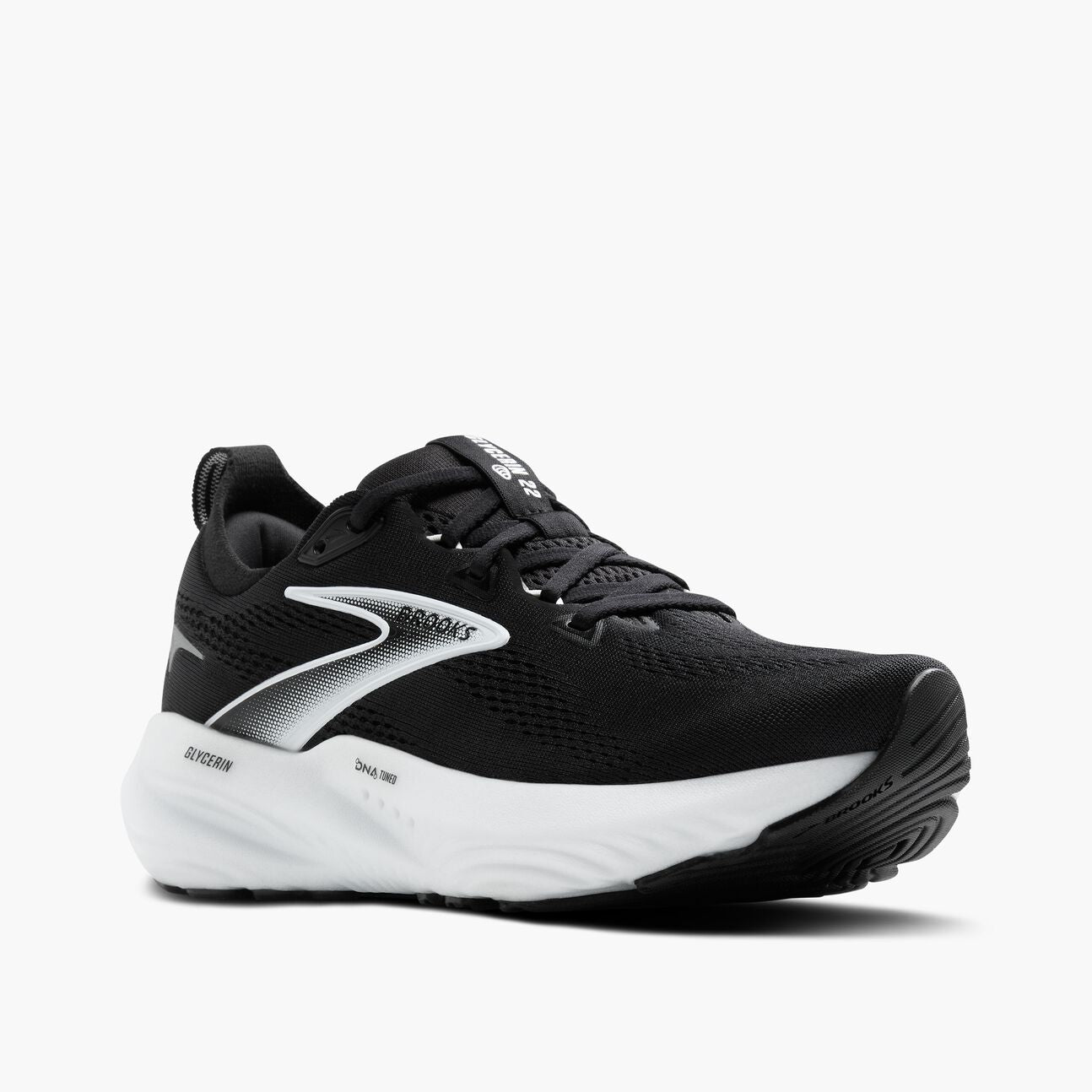 Brooks Men's Glycerin 22 - Black / Grey / White - Interval Running