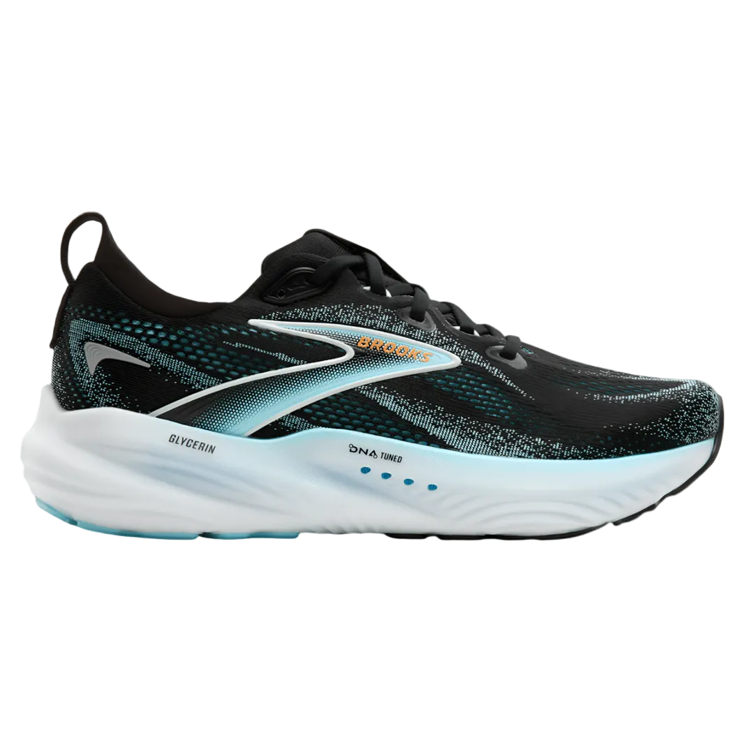 Brooks Men's Glycerin 22 - Black/Atomizer/Blazing Orange - Interval Running