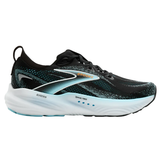 Brooks Men's Glycerin 22 - Black/Atomizer/Blazing Orange - Interval Running