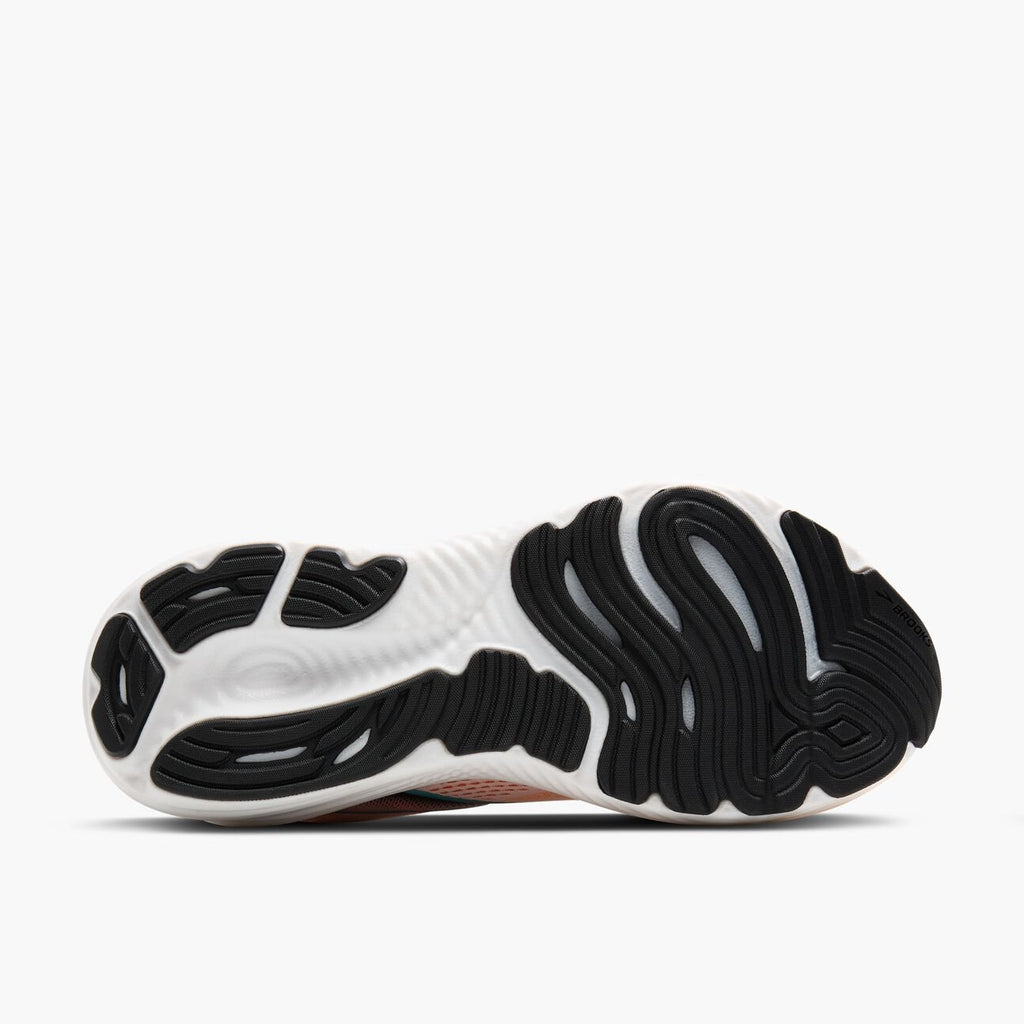 Brooks Men's Glycerin 22 - White / Orange / Green Blue Slate - Interval Running