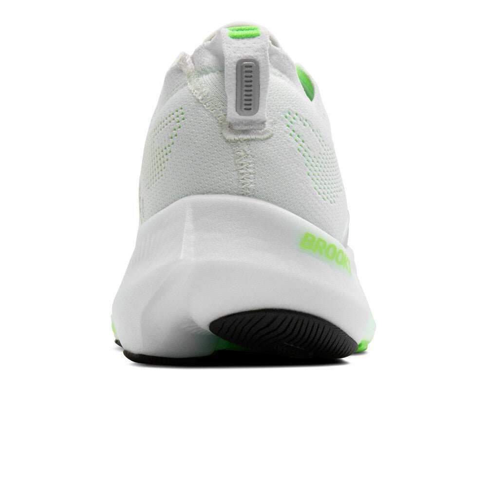 Brooks Men's Glycerin Flex - White / Green Gecko / Phantom - Interval Running