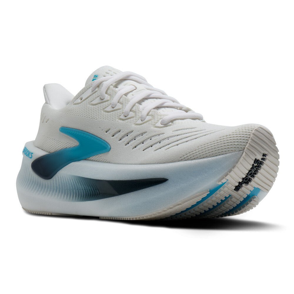 Brooks Men's Glycerin Max 2 - White / Blue / Spellbound - Interval Running