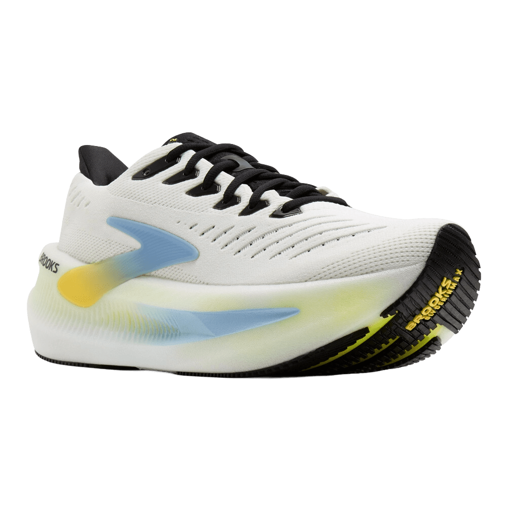 Brooks Men's Glycerin Max 2 - White / Cyber Yellow / Nightlife - Interval Running