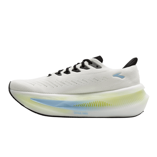 Brooks Men's Glycerin Max 2 - White / Cyber Yellow / Nightlife - Interval Running