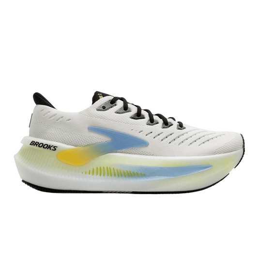 Brooks Men's Glycerin Max 2 - White / Cyber Yellow / Nightlife - Interval Running