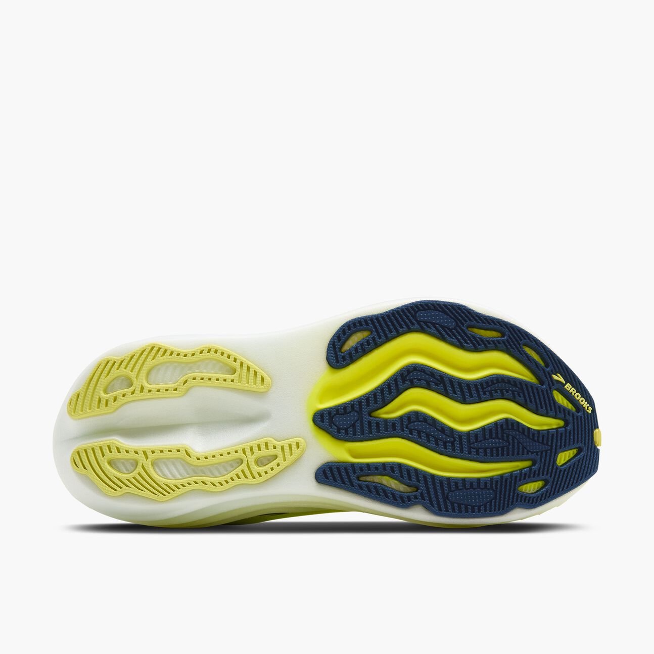 Brooks Men's Glycerin Max | Lime / Navy Peony / White - Interval Running