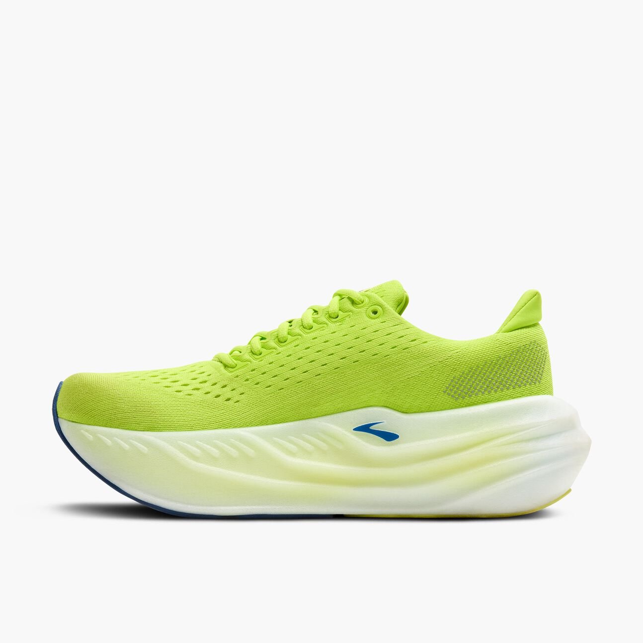 Brooks Men's Glycerin Max | Lime / Navy Peony / White - Interval Running