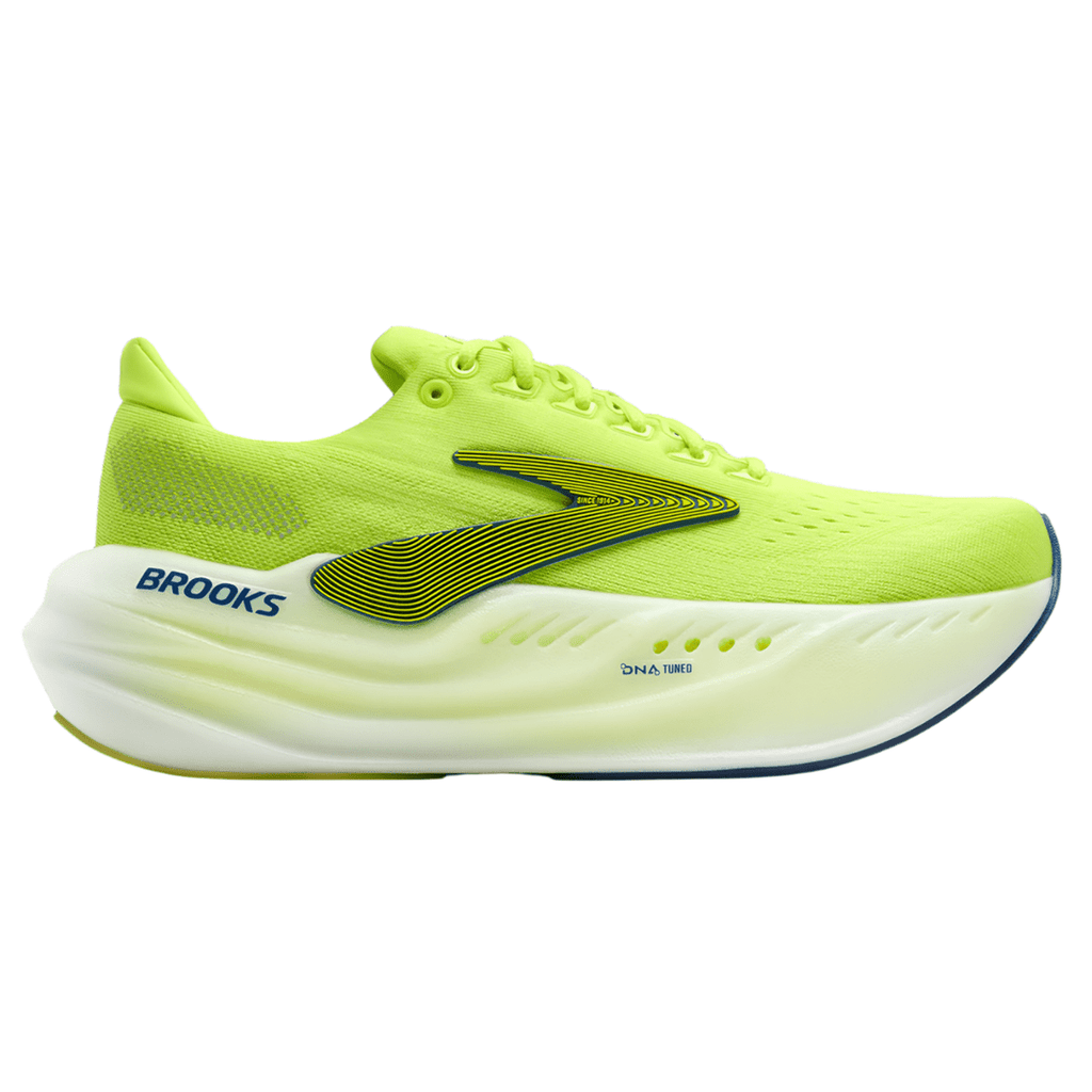 Brooks Men's Glycerin Max | Lime / Navy Peony / White - Interval Running