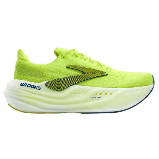 Brooks Men's Glycerin Max | Lime / Navy Peony / White - Interval Running