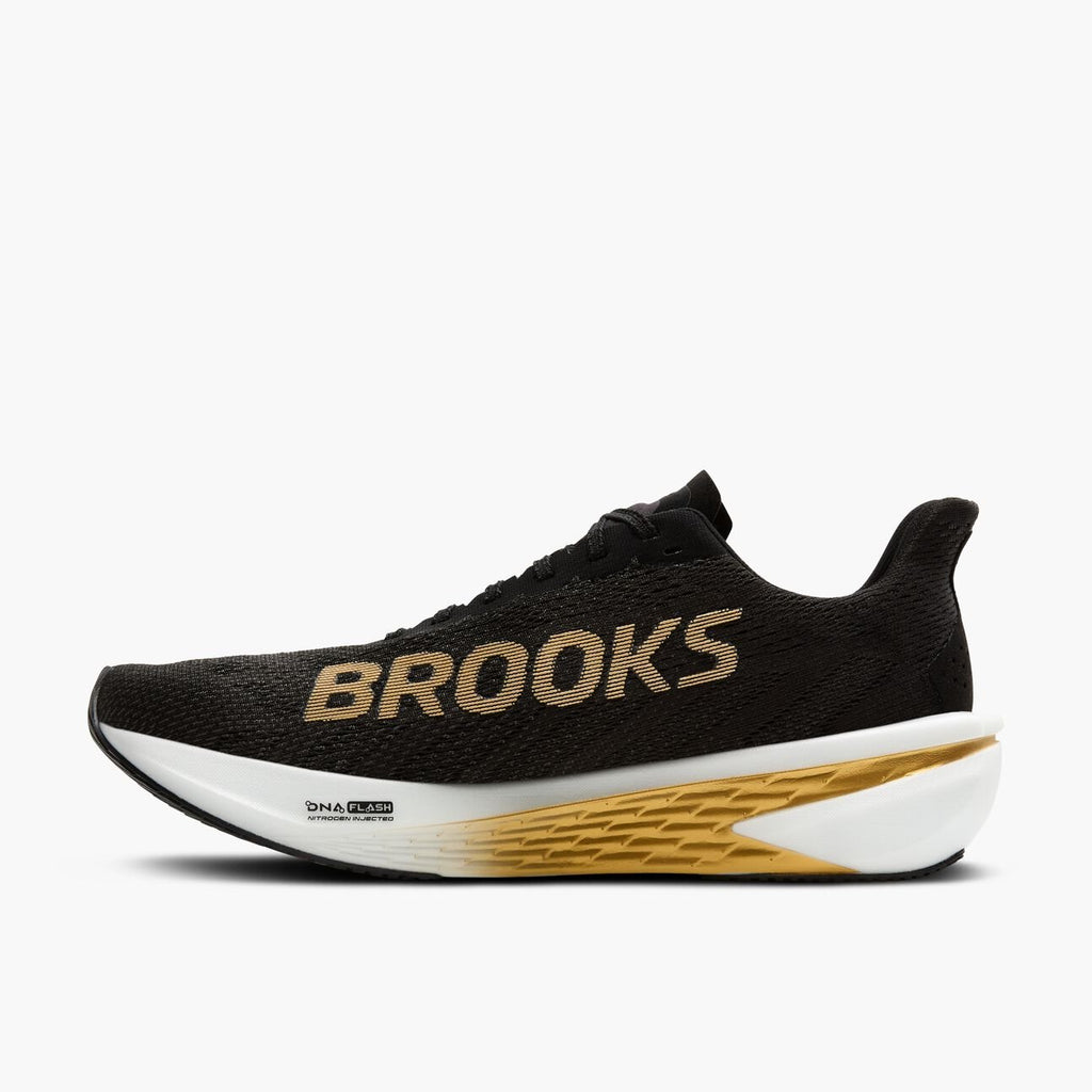 Brooks Men's Hyperion 2 | Black/Gold/Pink - Interval Running