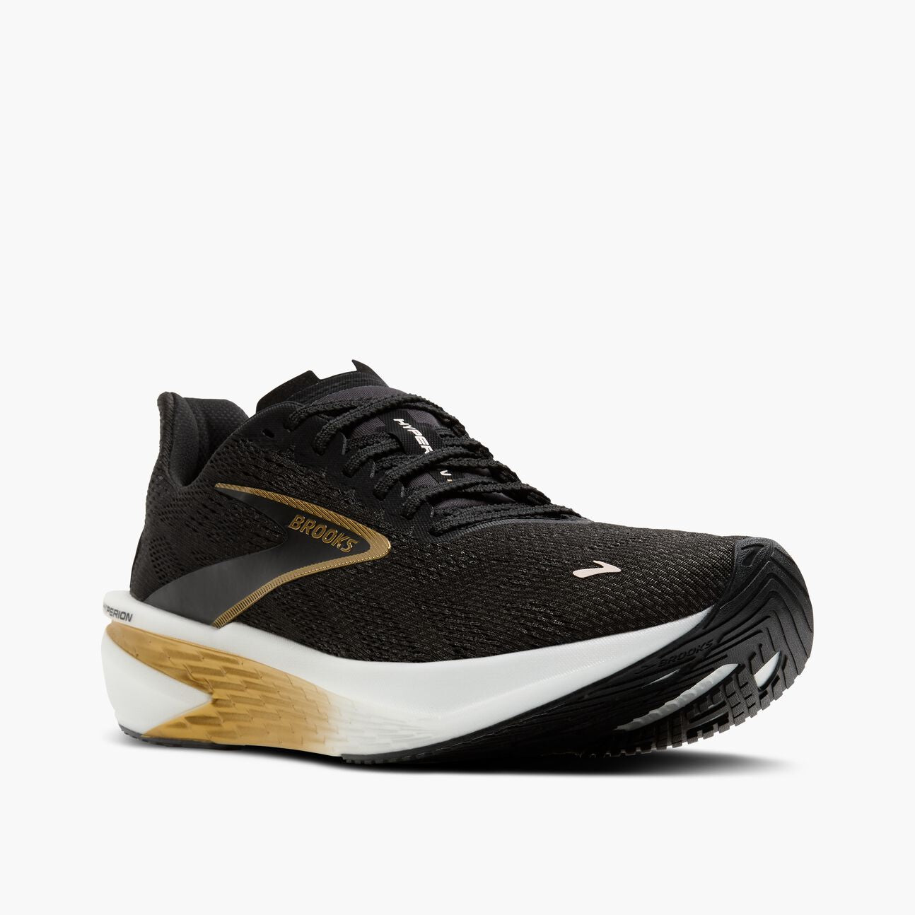 Brooks Men's Hyperion 2 | Black/Gold/Pink - Interval Running