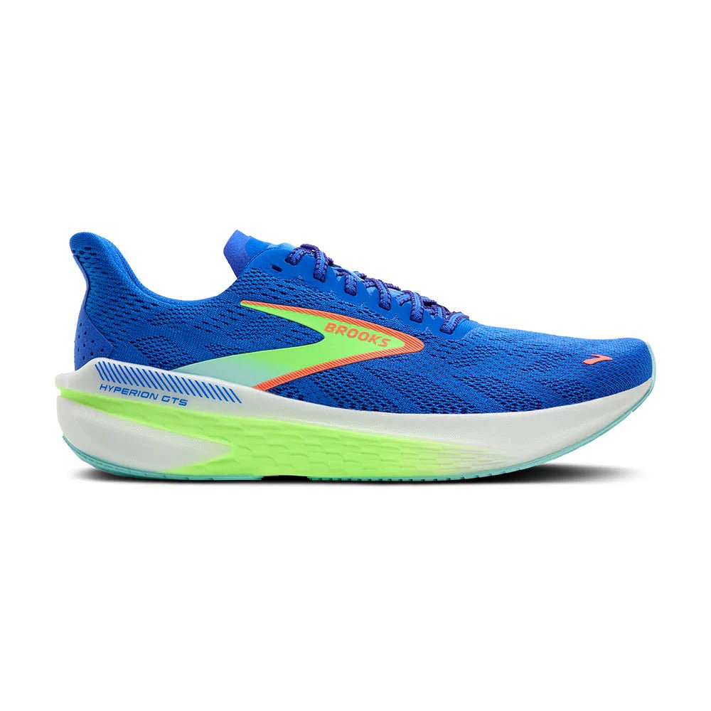 Brooks Men's Hyperion GTS 2 - Cobalt/ Green Gecko/ Limpett - Interval Running