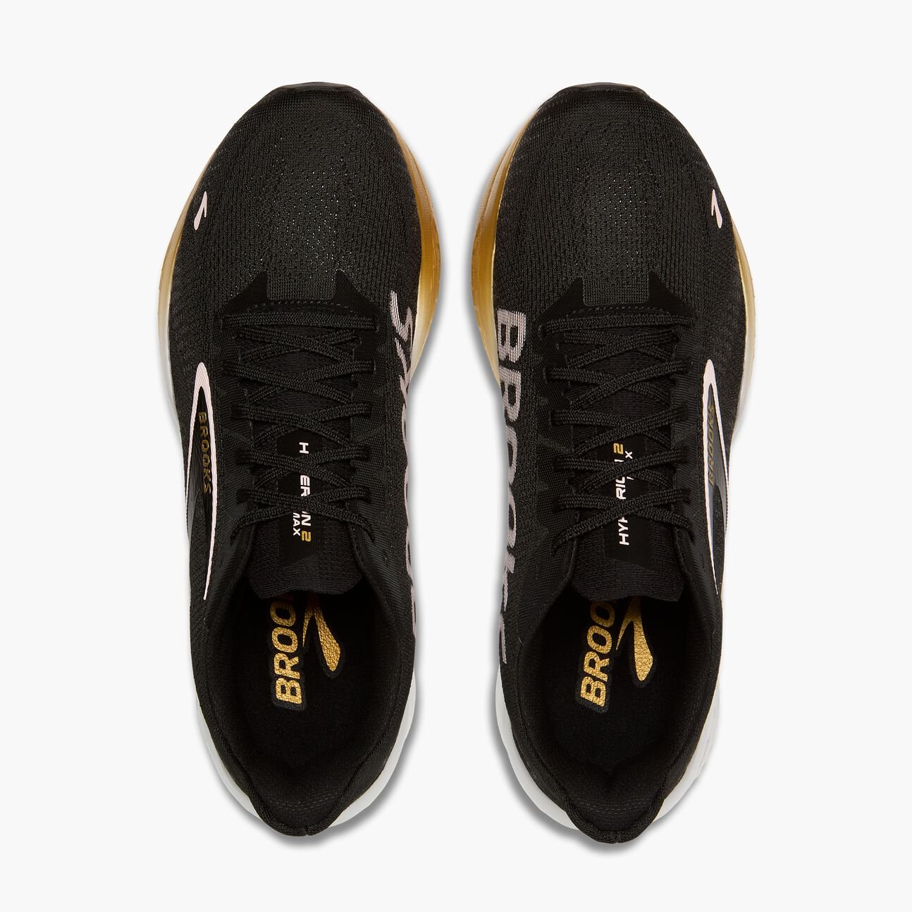 Brooks Men's Hyperion Max 2 – Black/Gold/Pink - Interval Running
