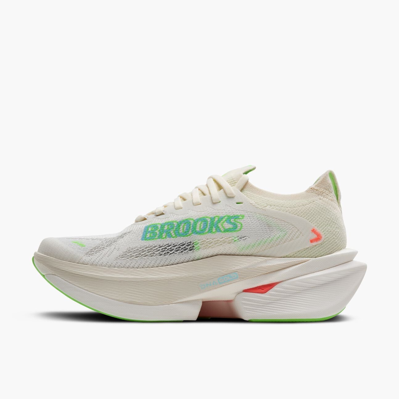 Brooks Men's Hyperion Max 3 | Coconut / Green Gecko / Pink Clay - Interval Running