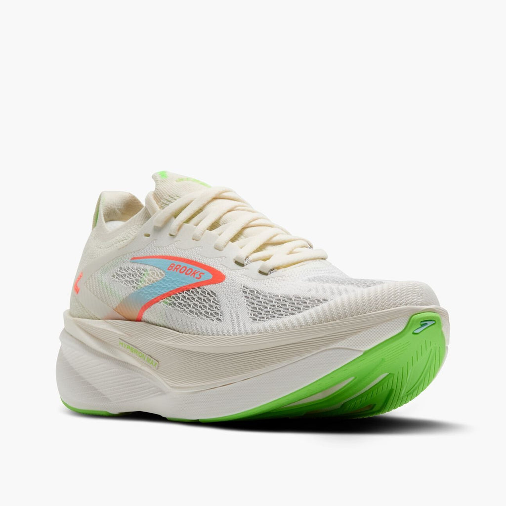 Brooks Men's Hyperion Max 3 | Coconut / Green Gecko / Pink Clay - Interval Running