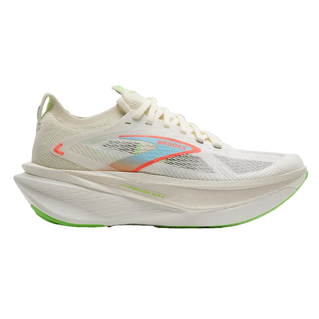 Brooks Men's Hyperion Max 3 | Coconut / Green Gecko / Pink Clay - Interval Running