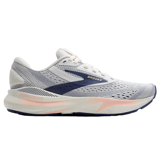 Brooks Women's Adrenaline GTS 24 – Grey/Blue Ribbon/Peach - Interval Running