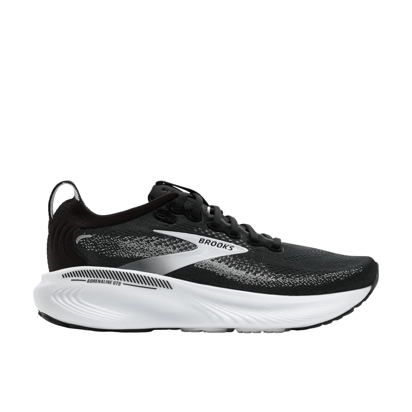 Brooks Women's Adrenaline GTS 25 – Black / White / Grey - Interval Running